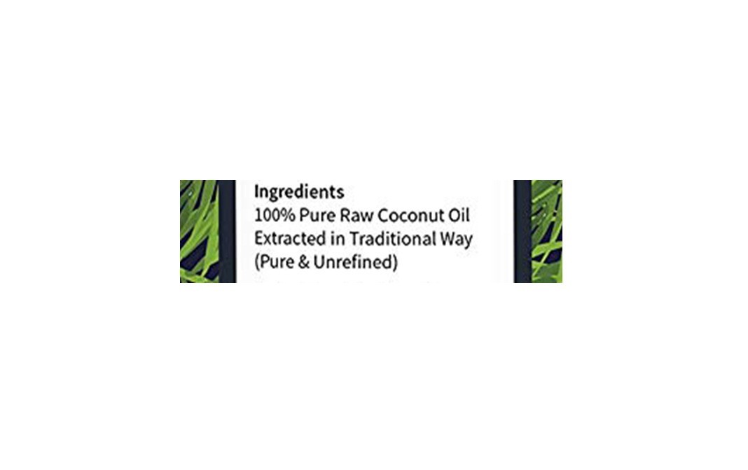 Looms & Weaves Pure Raw Coconut Oil (Unrefined)   Bottle  500 millilitre